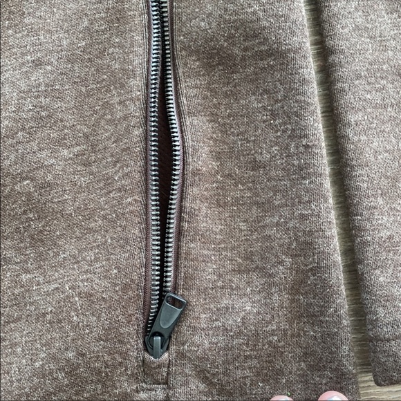 The North Face brown zip up sweatshirt jacket size xl - Picture 3 of 7